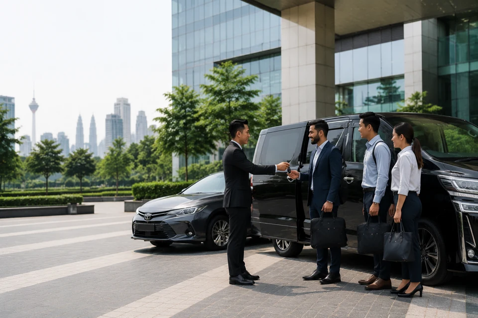 Corporate car rental in Kuala Lumpur for companies and project teams