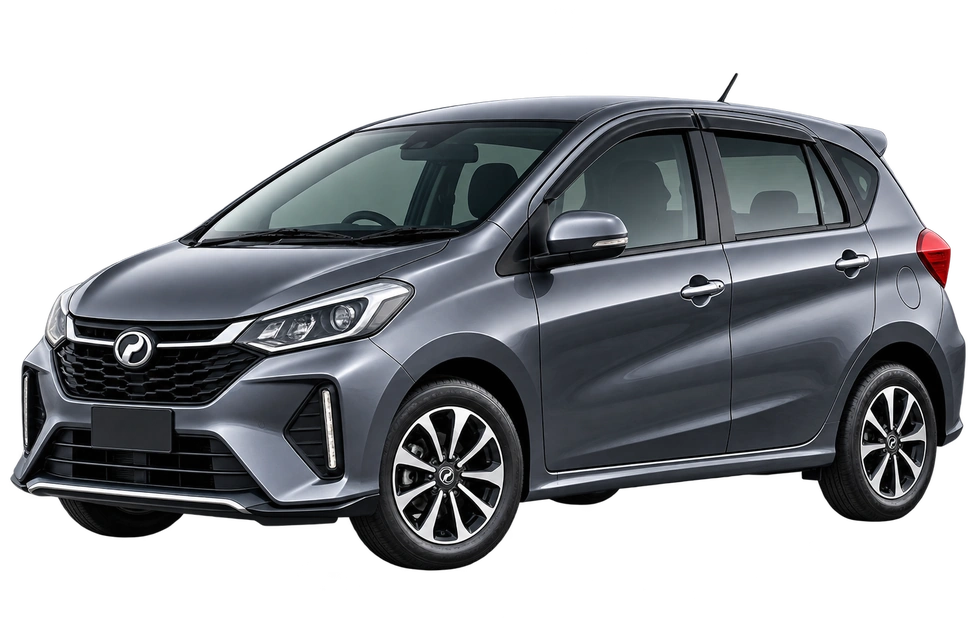 Perodua Myvi Gen 3 rental vehicle