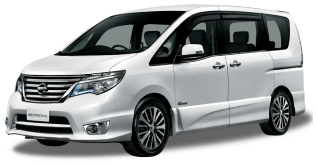 White Nissan Serena catalogue image