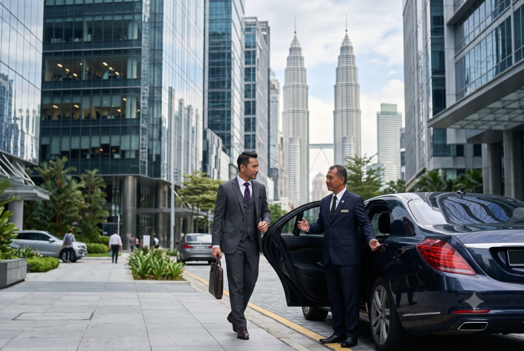 Corporate car rental with driver in Kuala Lumpur