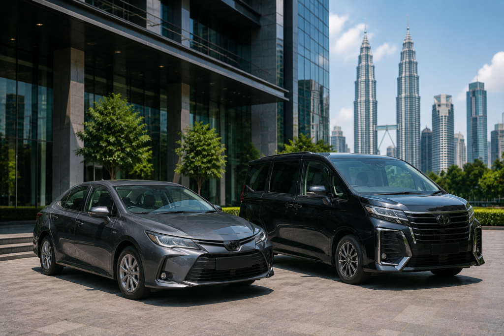 Toyota Altis for business travellers in Kuala Lumpur