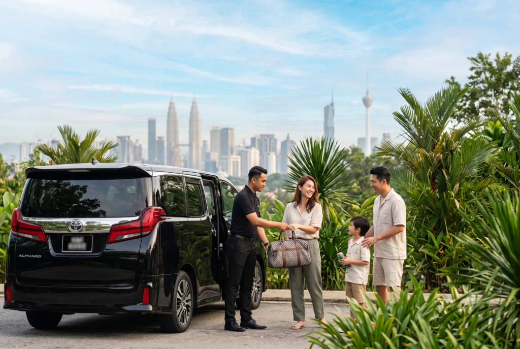 Private chauffeur for leisure travel in Kuala Lumpur